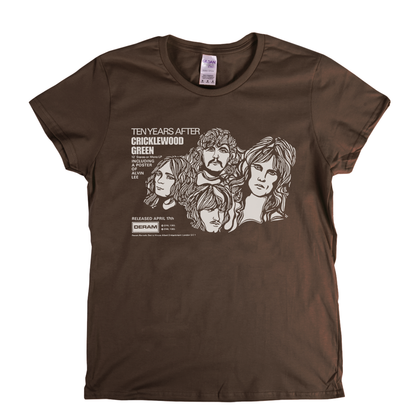 Ten Years After Cricklewood Green Poster Womens T-Shirt