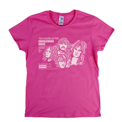 Ten Years After Cricklewood Green Poster Womens T-Shirt