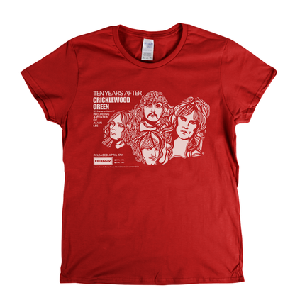 Ten Years After Cricklewood Green Poster Womens T-Shirt