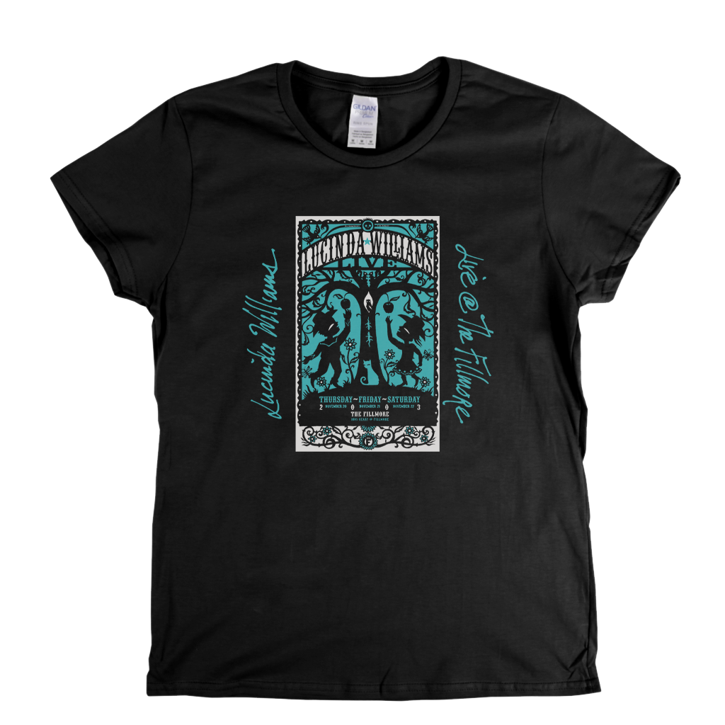 Lucinda Williams Live At The Fillmore Womens T-Shirt