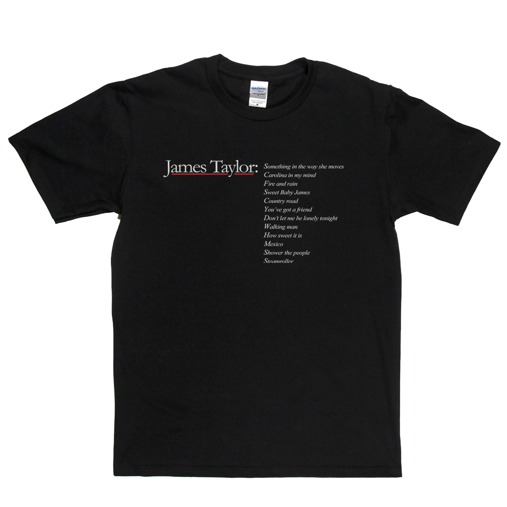 james taylor concert t shirts