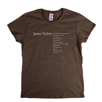 James Taylor Greatest Hits Womens T-Shirt