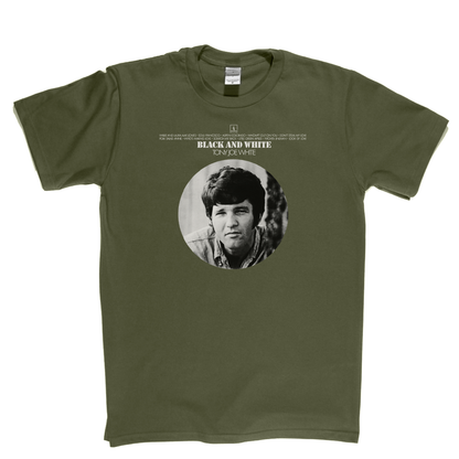 Tony Joe White Black And White T-Shirt