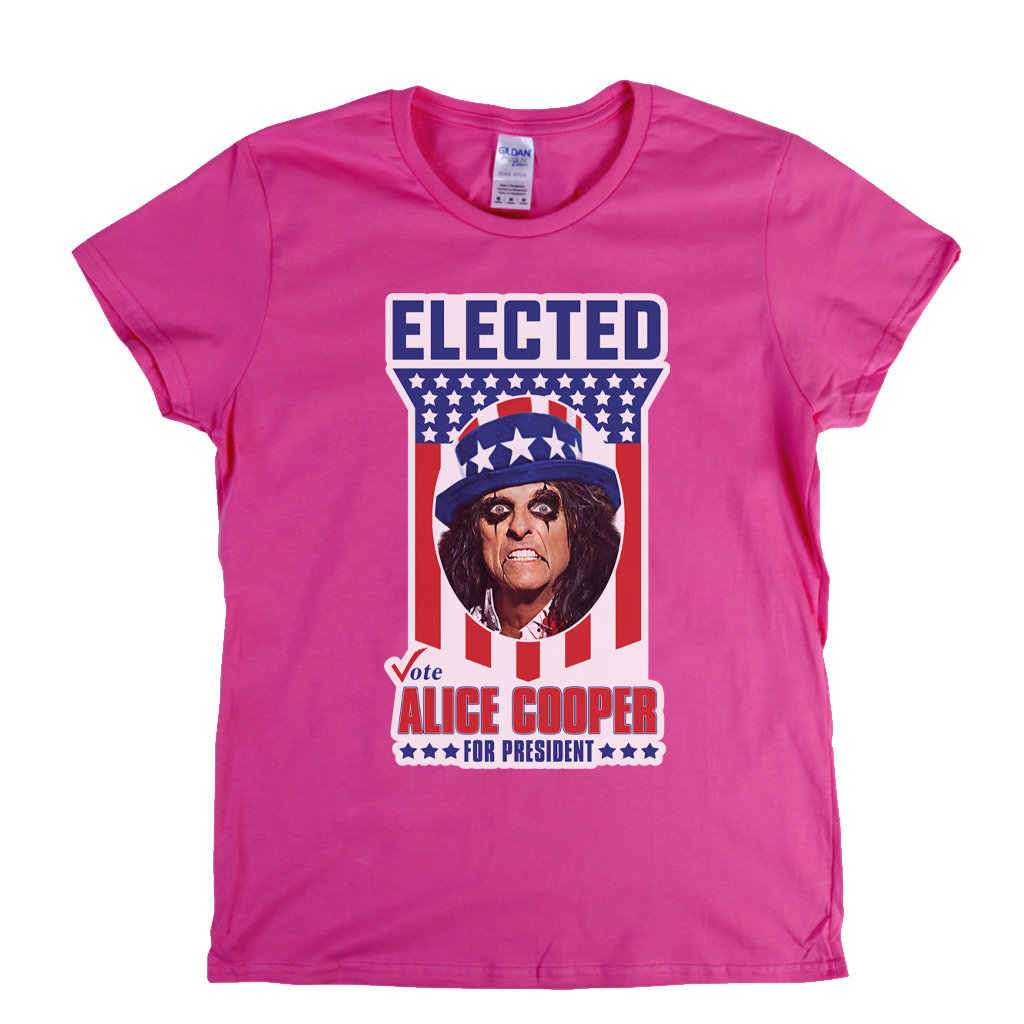 Alice Cooper Elected Womens T-Shirt