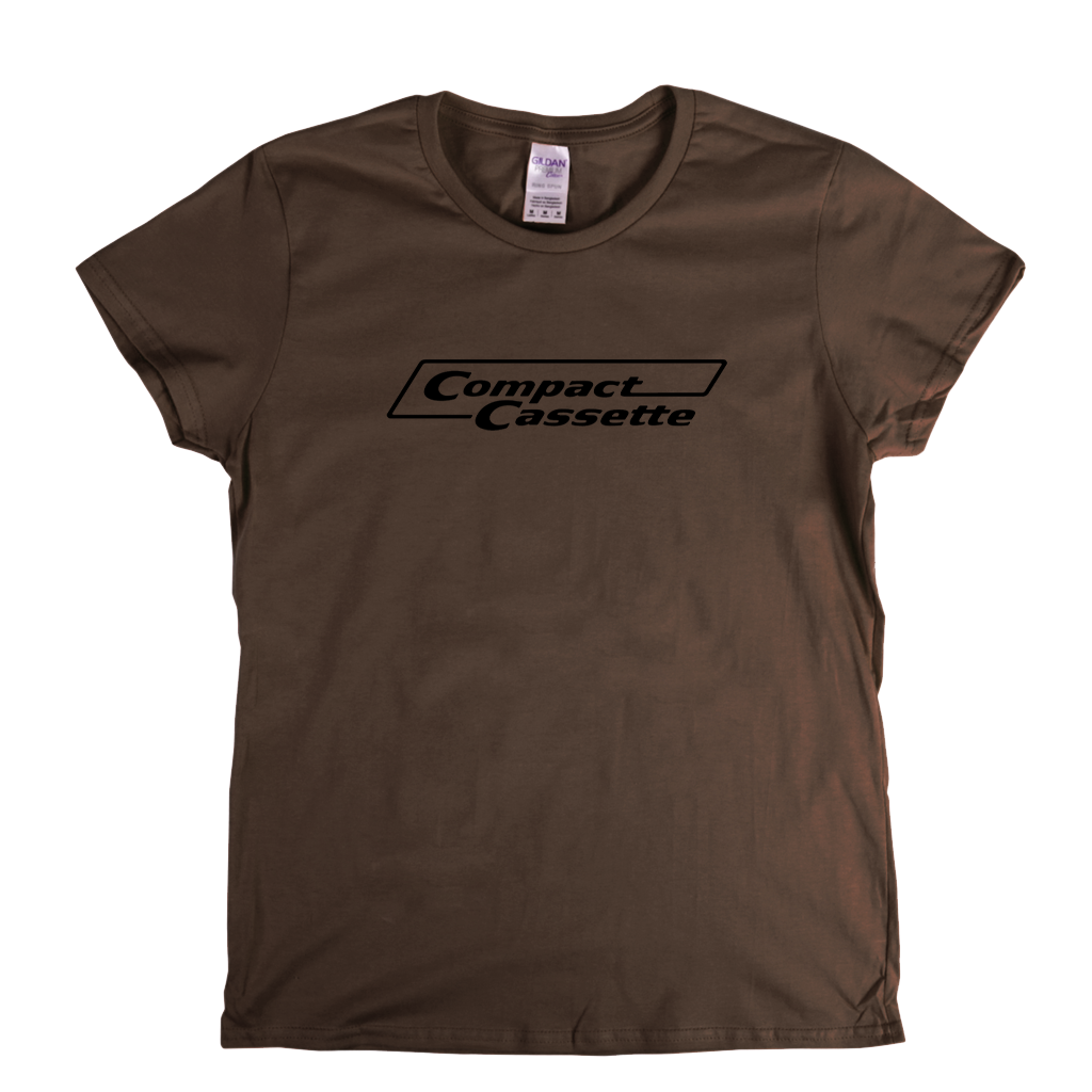 Compact Cassette Logo Womens T-Shirt