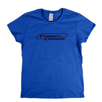 Compact Cassette Logo Womens T-Shirt