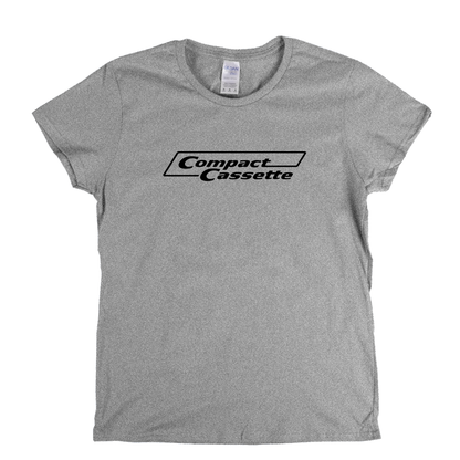 Compact Cassette Logo Womens T-Shirt