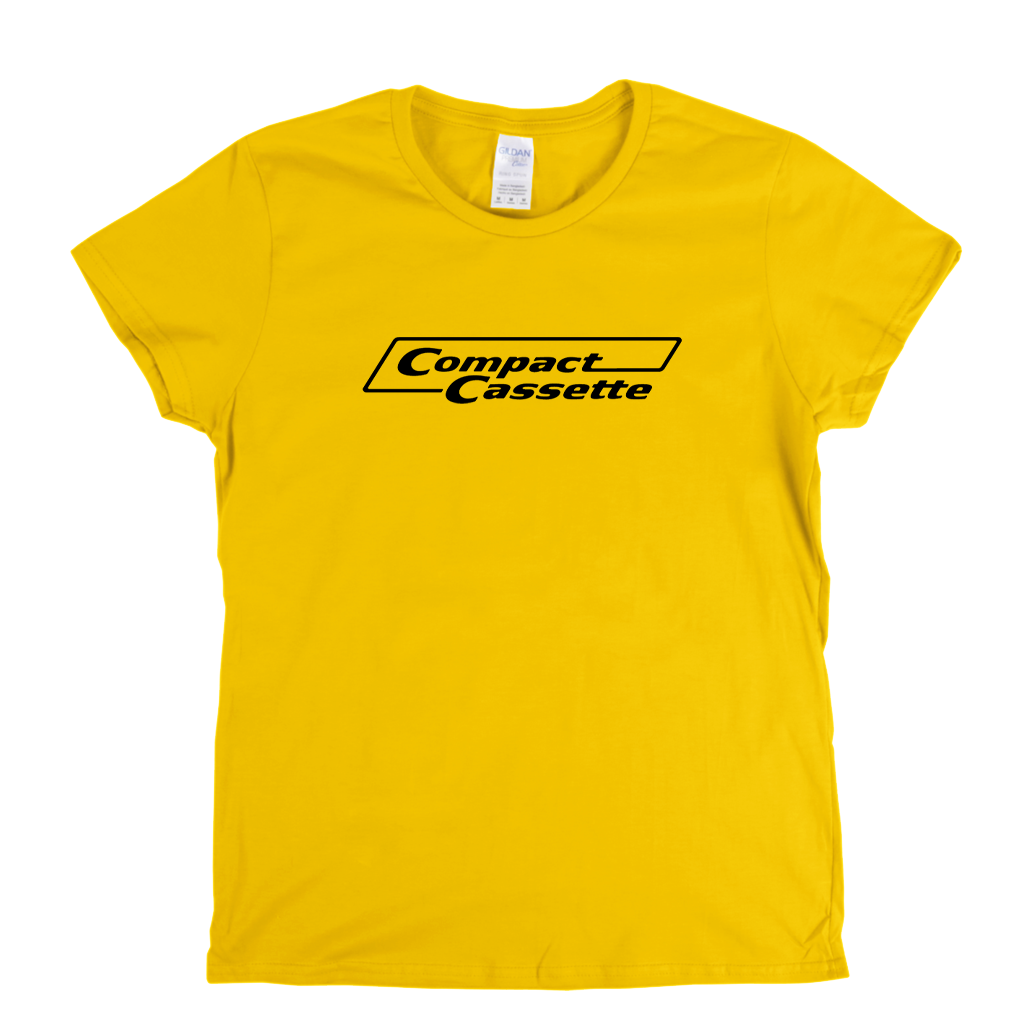 Compact Cassette Logo Womens T-Shirt