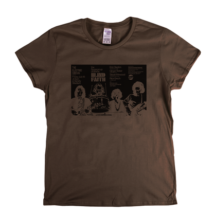 Blind Faith Gig Poster Womens T-Shirt