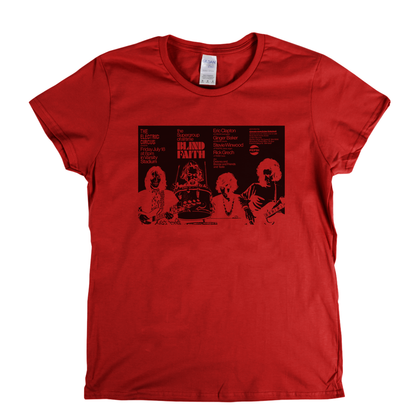 Blind Faith Gig Poster Womens T-Shirt