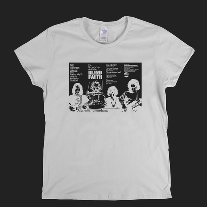 Blind Faith Gig Poster Womens T-Shirt