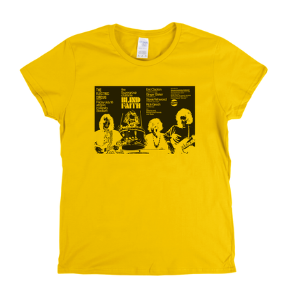 Blind Faith Gig Poster Womens T-Shirt