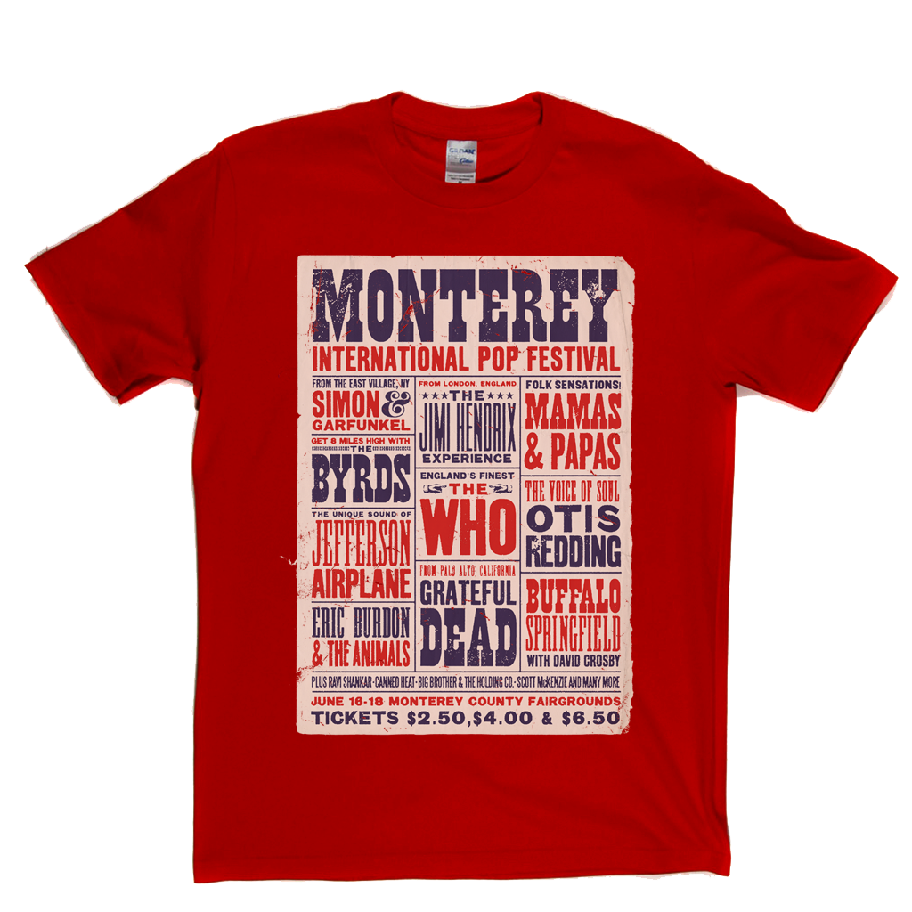 Monterey International Pop Festival Poster T-Shirt