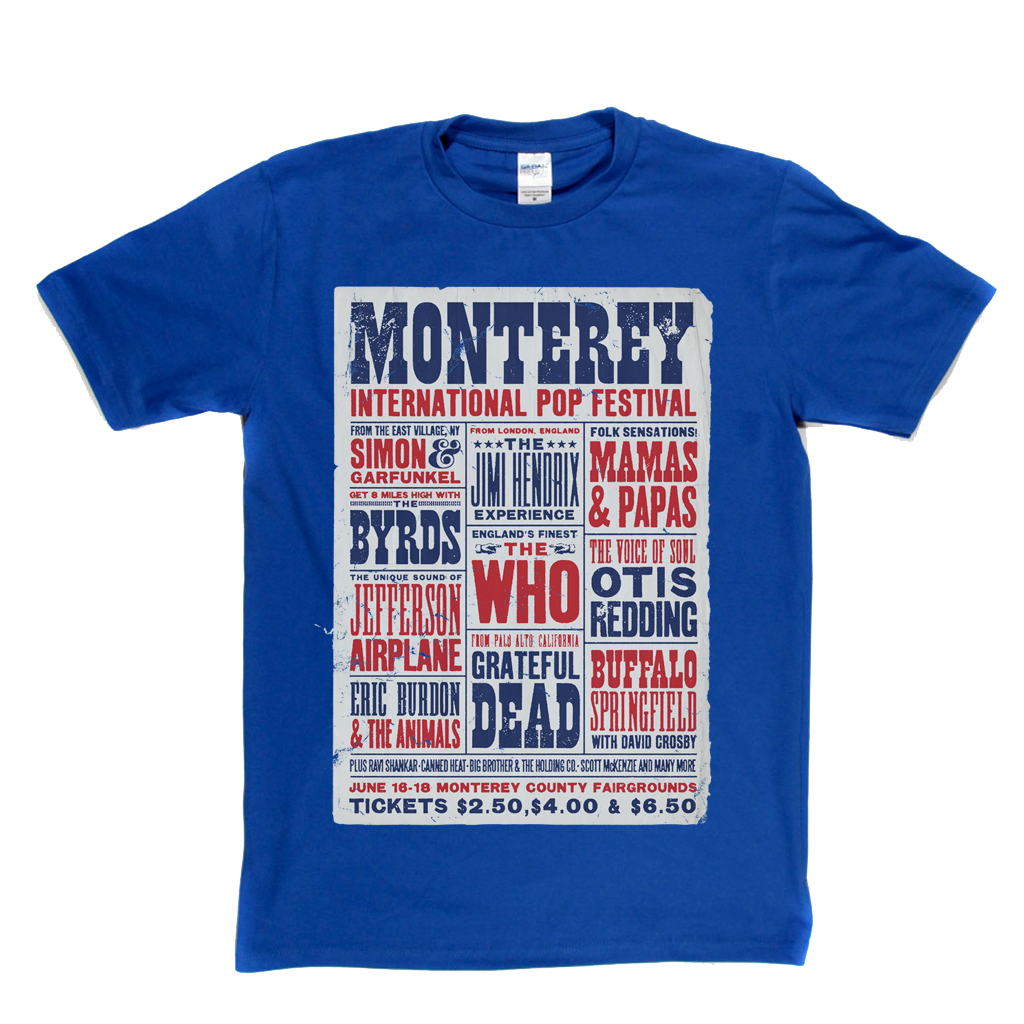 Monterey International Pop Festival Poster T-Shirt