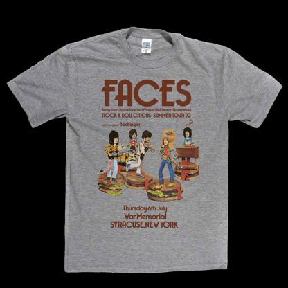 The Faces Rock And Roll Circus Poster T-Shirt