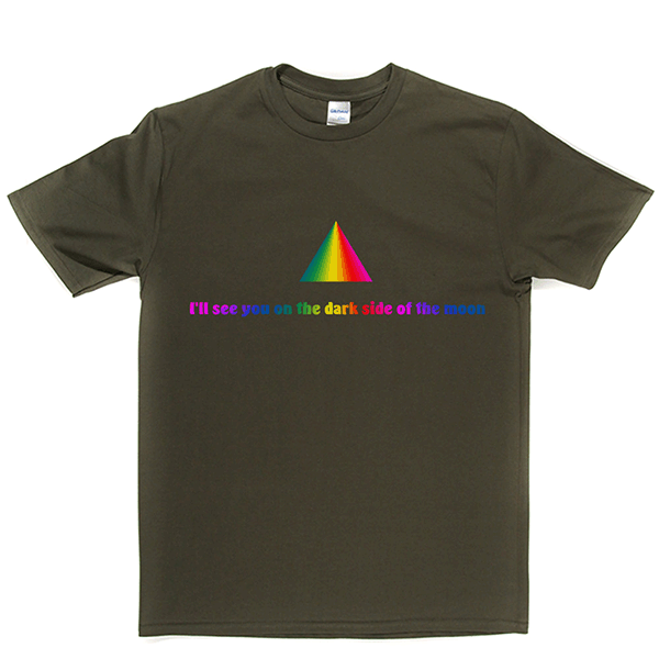 Dark Side Moon Rainbow T Shirt