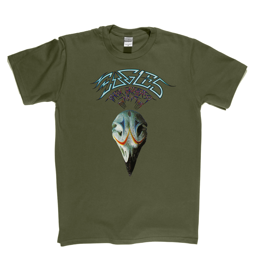  FEA Eagles - Greatest Hits T-Shirt Size S, Slate Blue