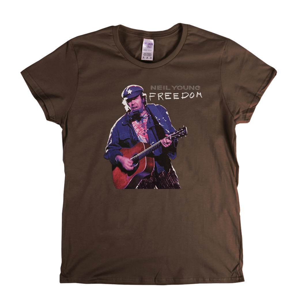 Neil Young Freedom Womens T-Shirt