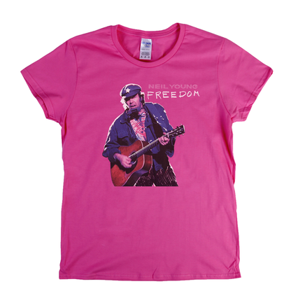 Neil Young Freedom Womens T-Shirt