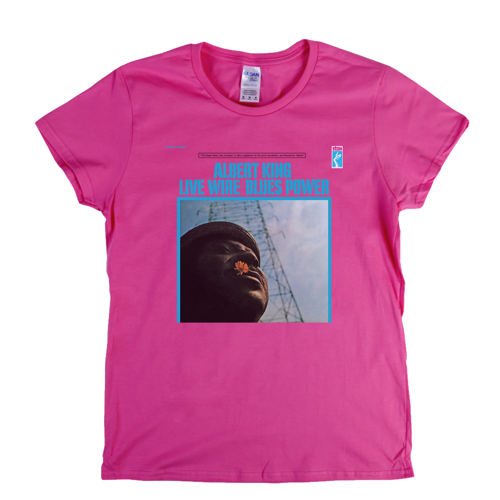 Albert King Live Wire Blues Power Womens T-Shirt