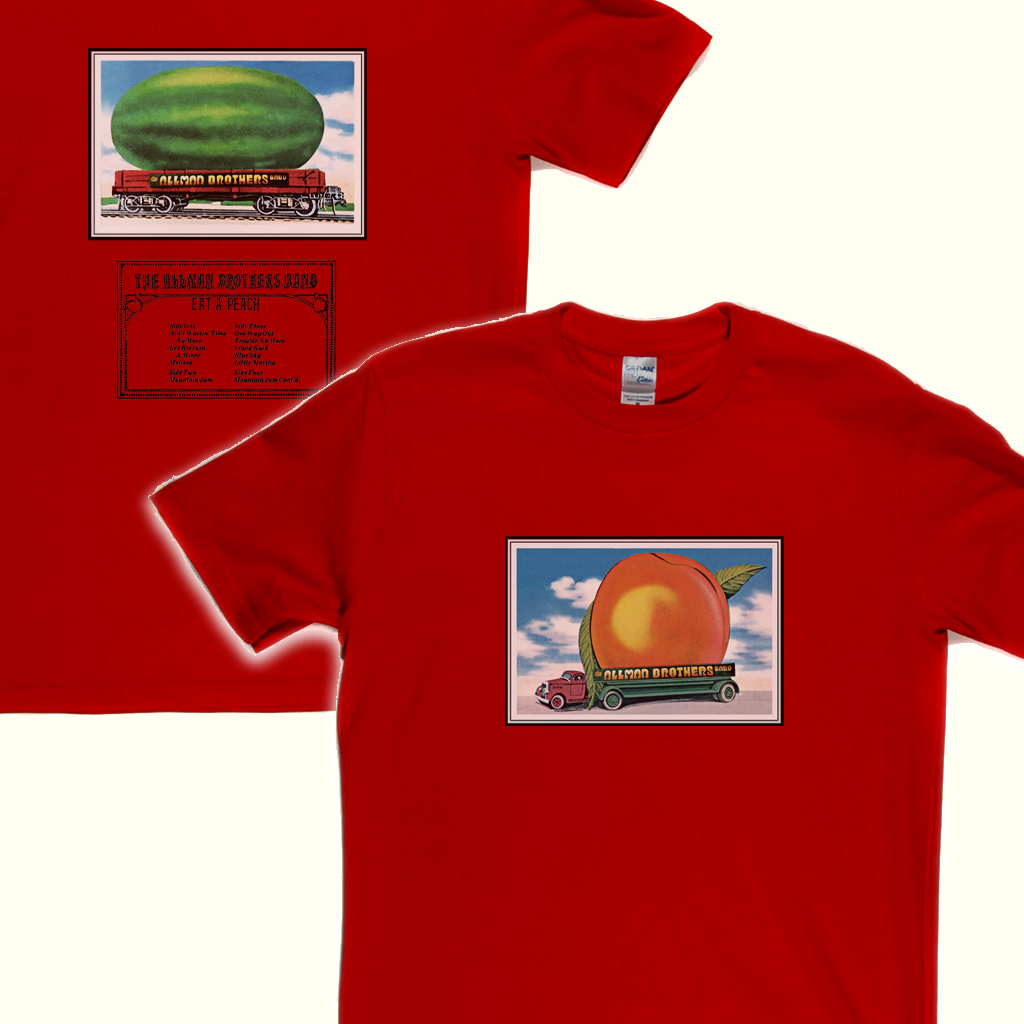 The Allman Brothers Eat A Peach Front And Back T-Shirt