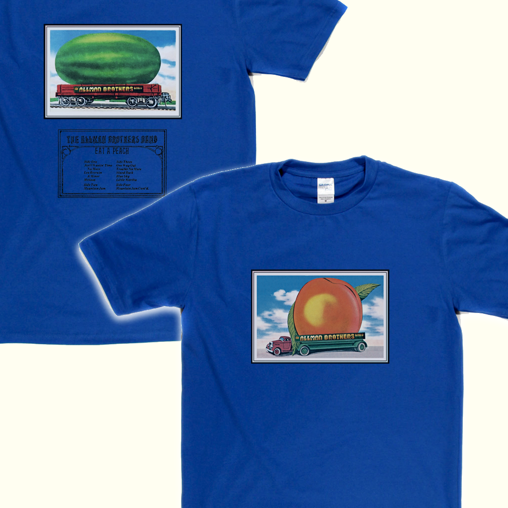 The Allman Brothers Eat A Peach Front And Back T-Shirt