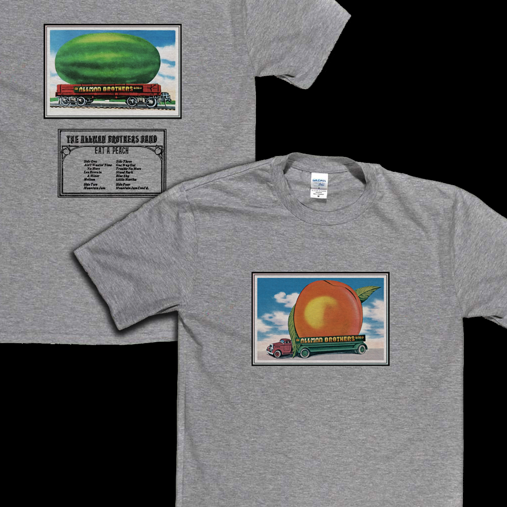 The Allman Brothers Eat A Peach Front And Back T-Shirt