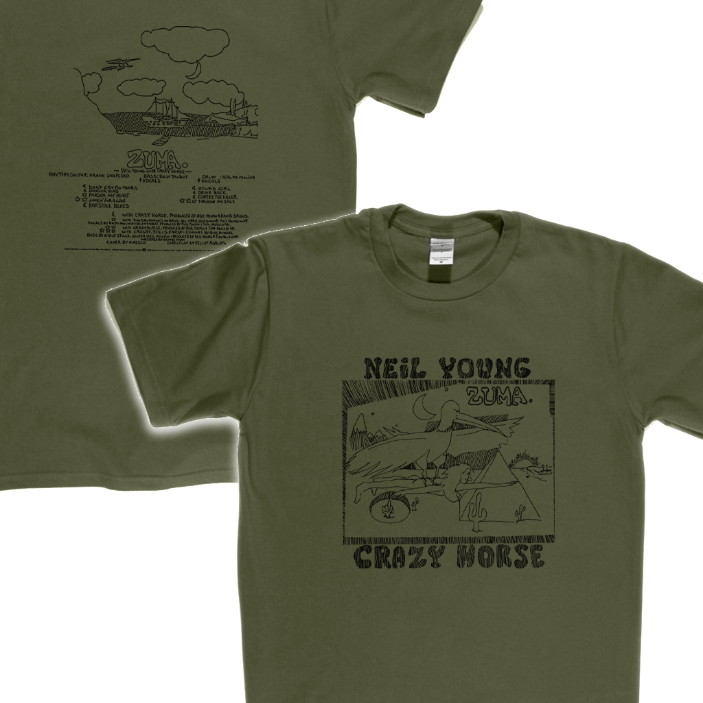 Neil Young Zuma Front And Back T-Shirt