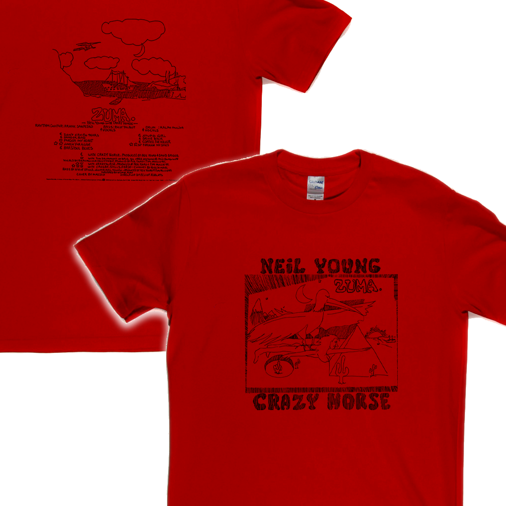 Neil Young Zuma Front And Back T-Shirt