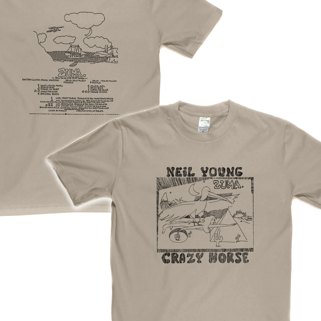 Neil Young Zuma Front And Back T-Shirt