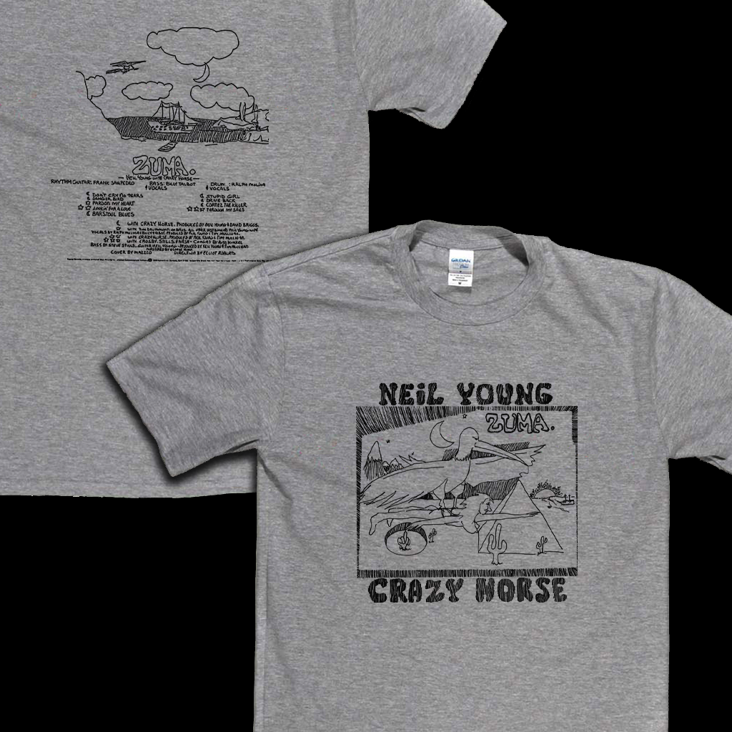 Neil Young Zuma Front And Back T-Shirt