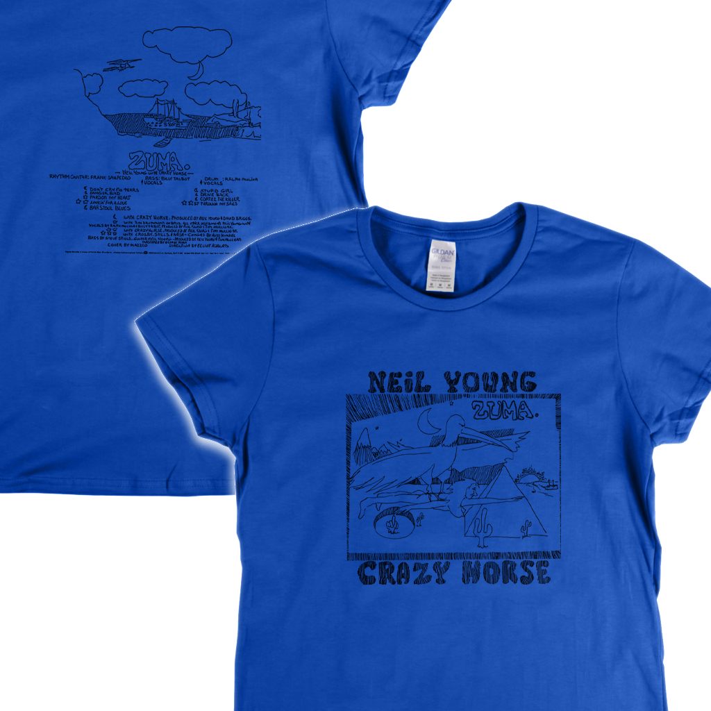 Neil Young Zuma Front And Back Womens T-Shirt