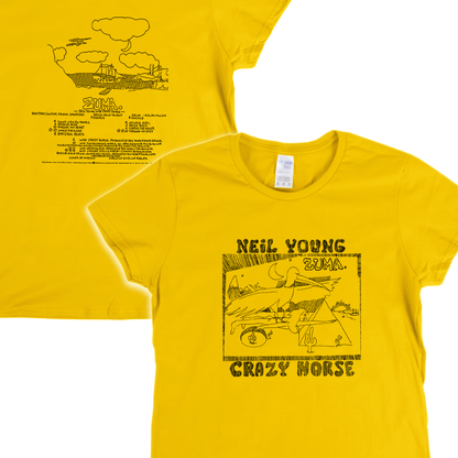 Neil Young Zuma Front And Back Womens T-Shirt