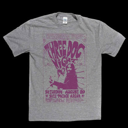 Three Dog Night Gig Poster T-Shirt