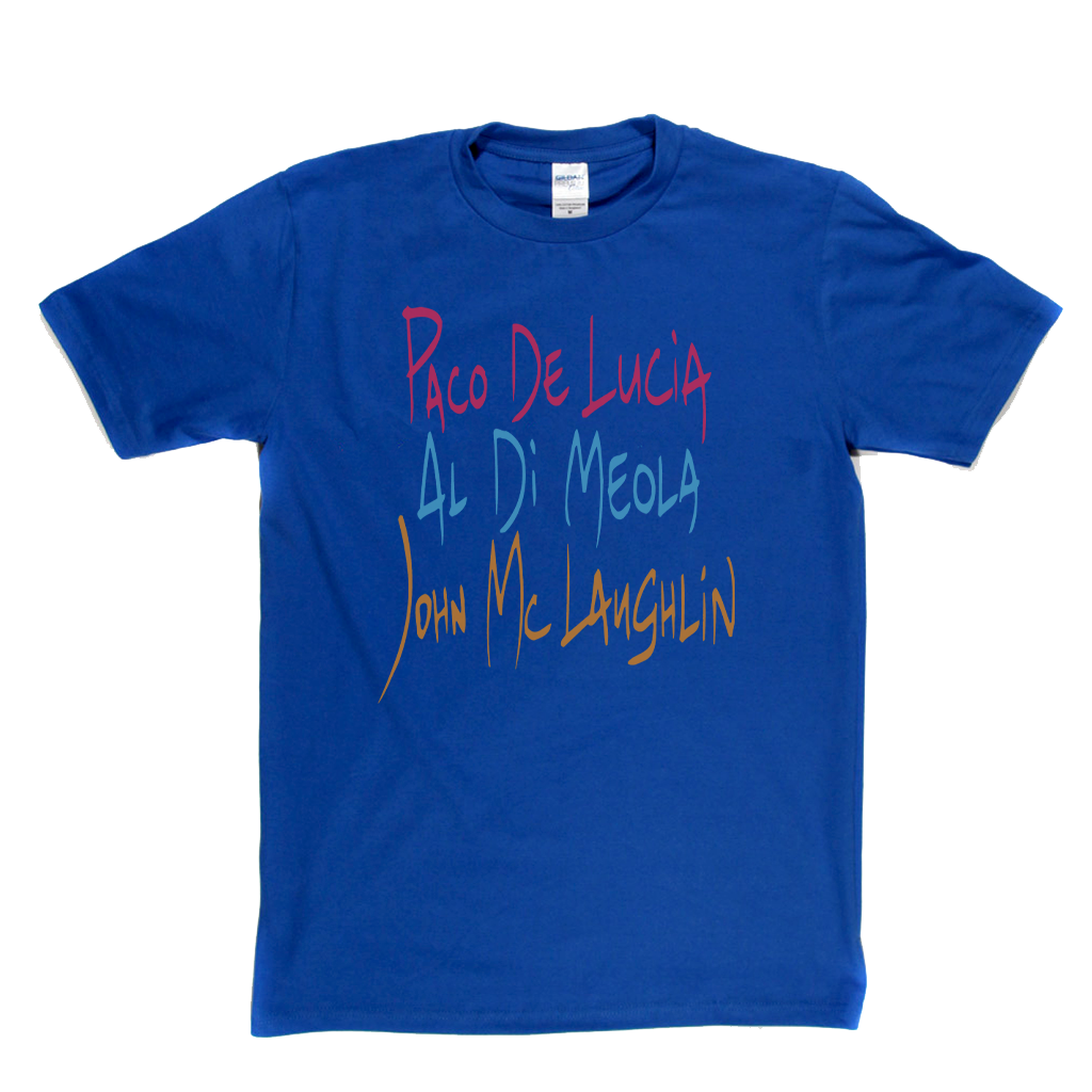 Paco De Lucia Al Di Meola John Mclaughlin T-Shirt