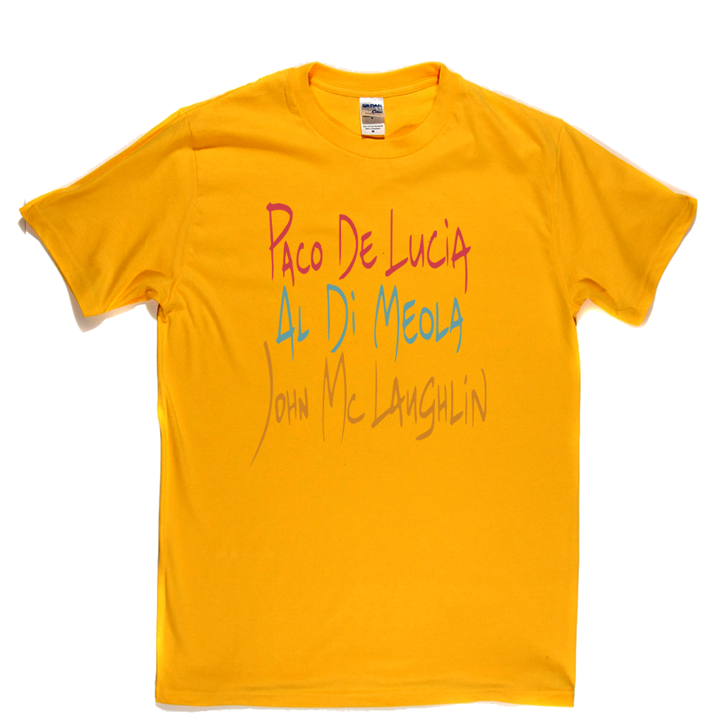 Paco De Lucia Al Di Meola John Mclaughlin T-Shirt