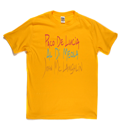 Paco De Lucia Al Di Meola John Mclaughlin T-Shirt