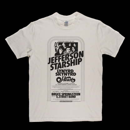 Starship Springsteen Skynyrd Heart Festival Poster T-Shirt