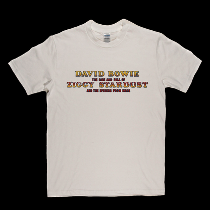 David Bowie And The Spiders From Mars Ziggy Stardust Title T-Shirt