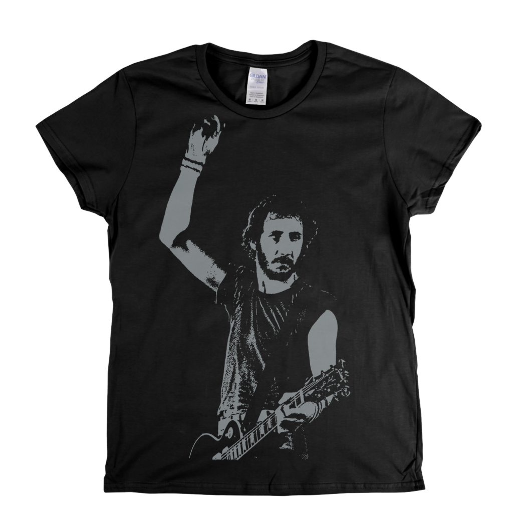 Pete Townshend Close Up Womens T-Shirt