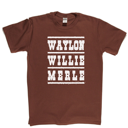 Waylon Willie Merle T Shirt