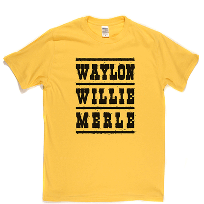 Waylon Willie Merle T Shirt