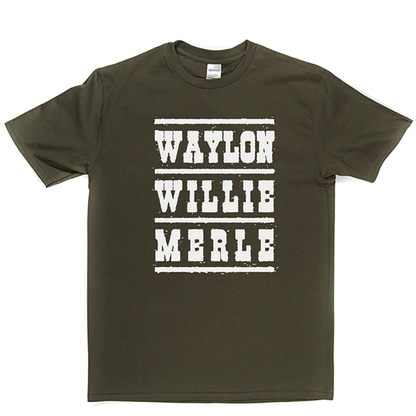 Waylon Willie Merle T Shirt