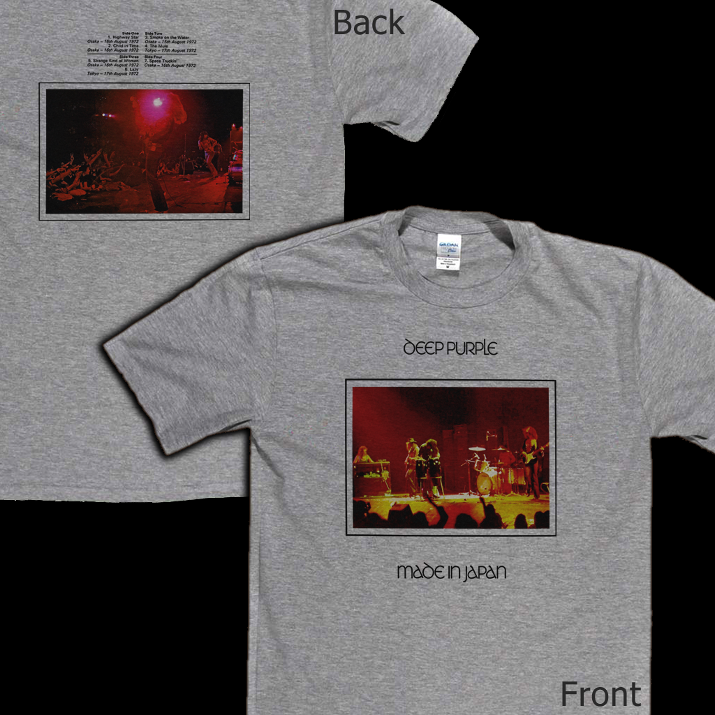 Deep Purple Made In Japan Front And Back T-Shirt