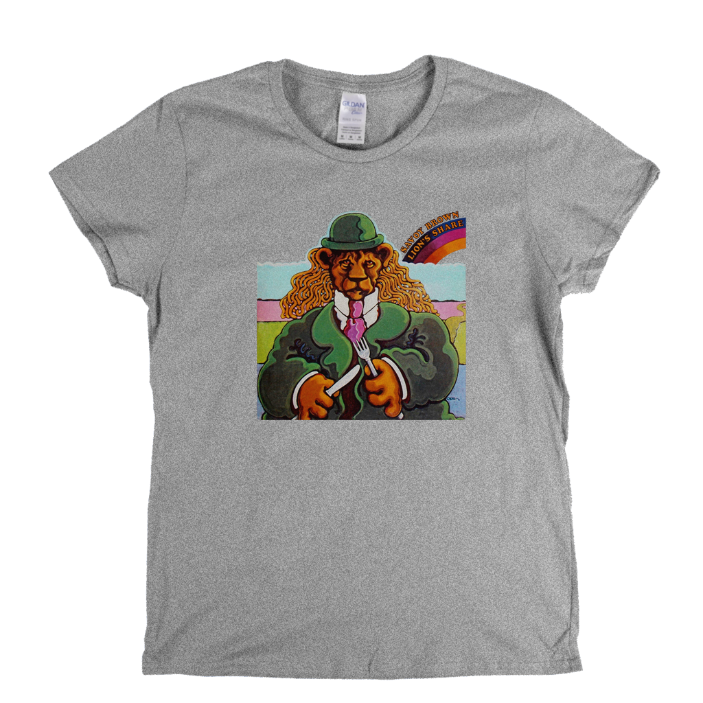 Savoy Brown Lions Share Womens T-Shirt