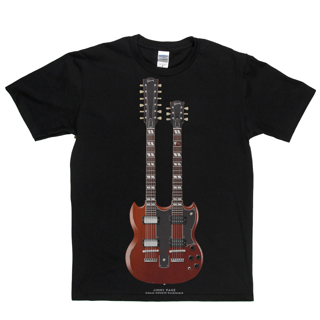 Jimmy Page Gibson Doubleneck T-Shirt