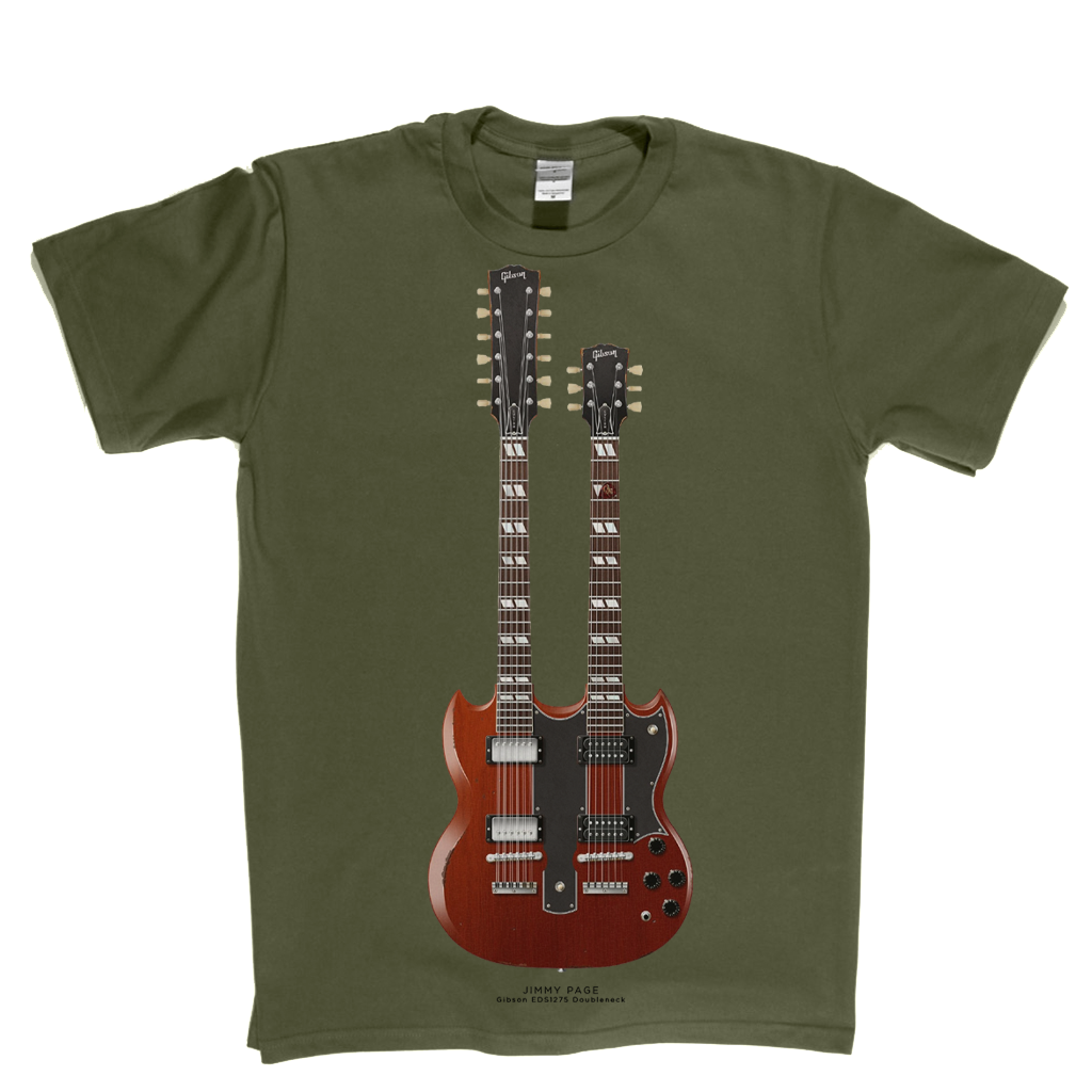 Jimmy Page Gibson Doubleneck T-Shirt