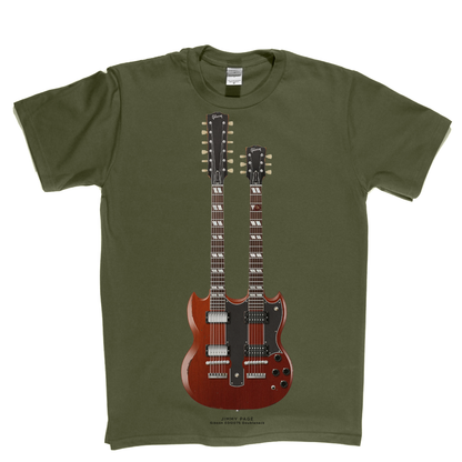 Jimmy Page Gibson Doubleneck T-Shirt