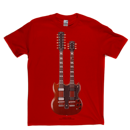 Jimmy Page Gibson Doubleneck T-Shirt