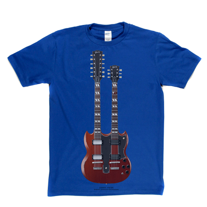 Jimmy Page Gibson Doubleneck T-Shirt